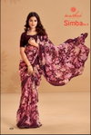 Simba Vol 04 By Kashvi Printed Georgette Sarees Wholesale Market In Surat
